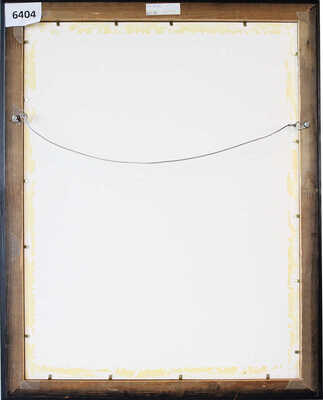 Охара Косон. Кошка и золотая рыбка 